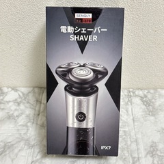 シェーバー メンズ ひげそり 回転式 電動 替刃3個付き 乾湿両用の画像