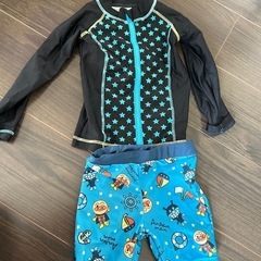 kids水着セット⭐︎　アンパンマン　ラッシュガード