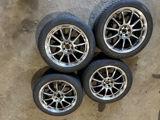 WORK EMOTION 11R 18インチホイール　
タイヤ付き　4本セット