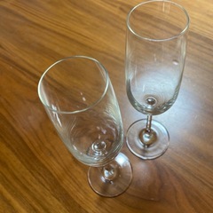 無印　シャンパングラス　の画像