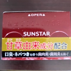 SUNSTAR　薬用塩歯磨き粉の画像
