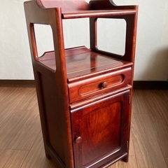 カリモク家具花台？シェルフ中古品