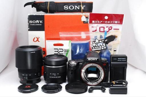 スマホへ簡単転送♥ SONY α55 ダブルレンズキット 初心者でも安心✨