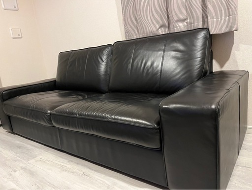 【お値下げしました】お取引中
美品　IKEA 3人掛けソファ