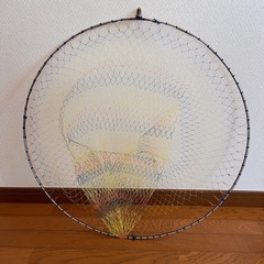 タモ網　自作　70cm