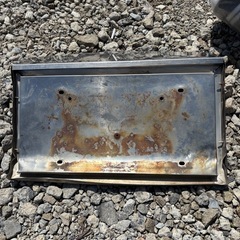 トラック　ダンプ　ナンバー枠の画像