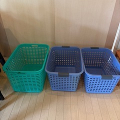 コインランドリーカゴ　ビッグバスケット 洗濯カゴ　　 