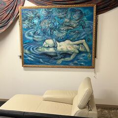 絵画；幻想的な女性像の大判 (167cm × 138cm) アー...