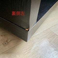 「【無料】コンパクトテレビ台｜ニトリ／棚高さ調整可／今週末引き取り」の画像