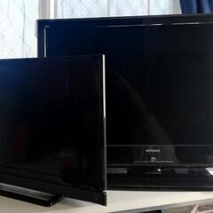 液晶テレビ２台(MITSUBISHI40インチとREGZA)