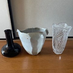 花瓶3種の画像