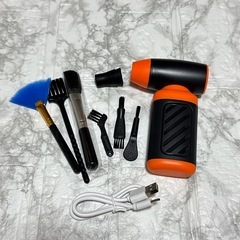 エアダスター 電動エアダスター ブロワー 洗車 超強力 Type-C充電式の画像