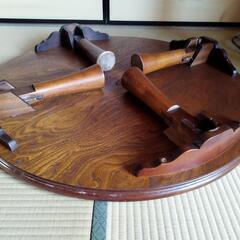 昭和レトロなちゃぶ台  丸テーブルの画像