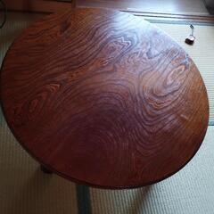 昭和レトロなちゃぶ台  丸テーブルの画像