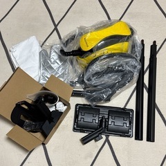 【お値下げしました！】スチームクリーナー 多機能スチームモップ 1.1L大容量タンク 120℃の画像