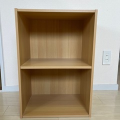 ２段カラーボックス
