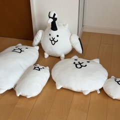 近日処分⭐︎にゃんこ大戦争　ぬいぐるみ3個セットの画像