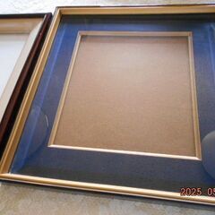 額縁・中古品・色紙入れ・２個の画像