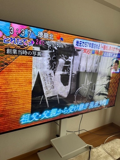 ✨東芝REGZA✨75インチ 2024年 テレビスタンド付き