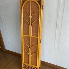 籐ラタンの衝立(ついたて)の画像