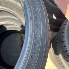 215/40R18 ４本セット　中古　シリアル3721
 