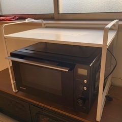 電子レンジととレンジラックのセット