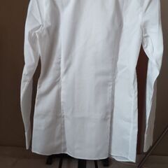 レディース白ブラウス　長袖　小さいサイズ　新品未使用の画像