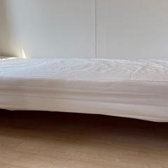 【0円】MUJI シングルベッド マットレス+フレーム