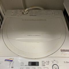 SHARP 全自動洗濯機 幅56.5cm(ボディ幅52.0cm)...