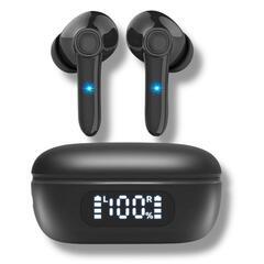 ワイヤレスイヤホン bluetoothイヤホン LEDディスプレイ