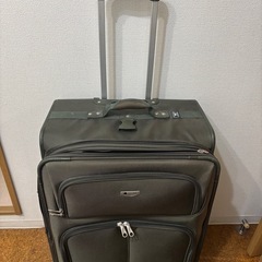 ★無料★ 難あり　ソフトスーツケース　大型　キャスター交換必要