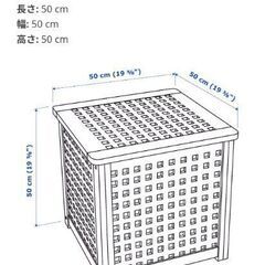 IKEA HOL ホール│サイドテーブル│アカシア材│50x50 cmの画像