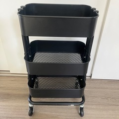キャスター付き3段ワゴン