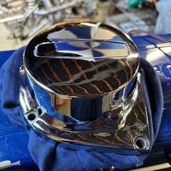 gt380 ジェネレーター　カバー　純正メッキの画像
