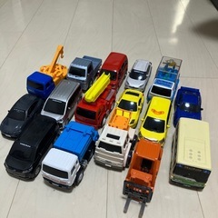 車　プルバックカー　色々　16個　トヨタ　日産　働くクルマ