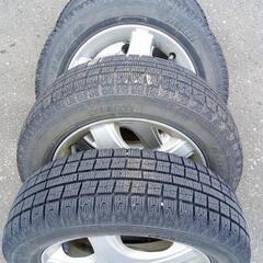 多数の為停止します 155/65R13スタッドレスホイル付き