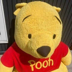 超特大 大型 くまのプーさん ぬいぐるみ 実寸大？ ディズニー レトロの画像