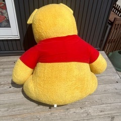 超特大 大型 くまのプーさん ぬいぐるみ 実寸大？ ディズニー レトロの画像