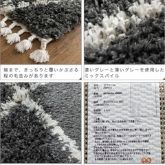 200×250 ベニワレン風ラグの画像