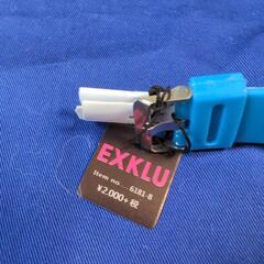 EXKLUデジタル腕時計　ブルーの画像