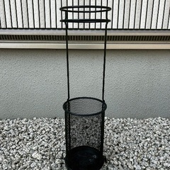シンプル傘立て　黒