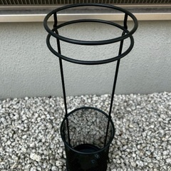 シンプル傘立て　黒の画像