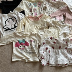 女の子　80 ロンTの画像