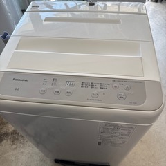 2023年　パナソニック　洗濯機　6kg  美品