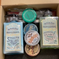 シャンプー、トリートメント、ポマード　Brosh