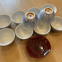 お湯呑み10客 茶托5個新品