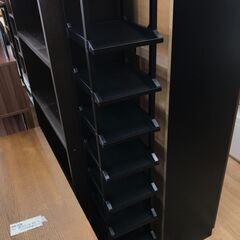 ★ジモティ割あり★  シューズラック ブラック H170×W26...