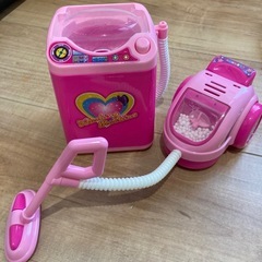 ミニ洗濯機　掃除機　おもちゃセット