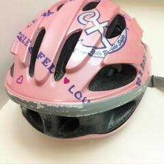 自転車　ヘルメット　女の子の画像