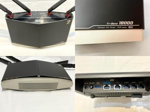 BUFFALO WXR18000BE10P AirStation Wi-Fiルーター Wi-Fi7 18000 無線LAN親機 通信機